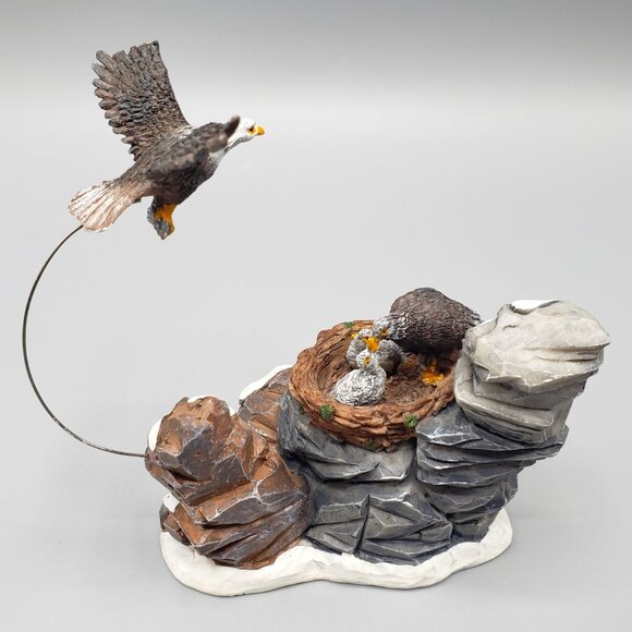 Lemax Eagles Feeding 33401 Village Collection Landscape Accent NEW Used Lot 2003 - Picture 4 of 15